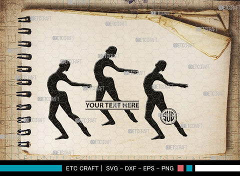 Baby Dance Monogram, Baby Dance Silhouette, Baby Dance SVG, Ballerina Svg, Ballet Svg, Little Ballet Svg, SB00336 SVG ETC Craft 