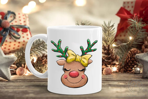 Baby Deer Christmas Sublimation Sublimation LAM HOANG THUY 