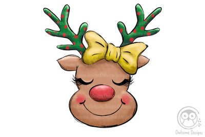 Baby Deer Christmas Sublimation Sublimation LAM HOANG THUY 