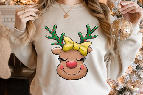 Baby Deer Christmas Sublimation Sublimation LAM HOANG THUY 