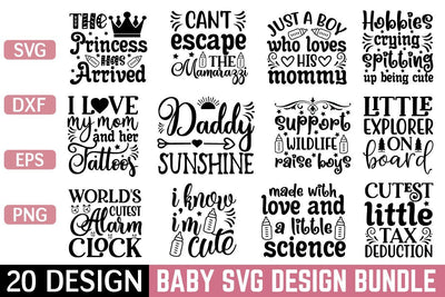 baby design svg bundle vol 2 SVG buydesign 