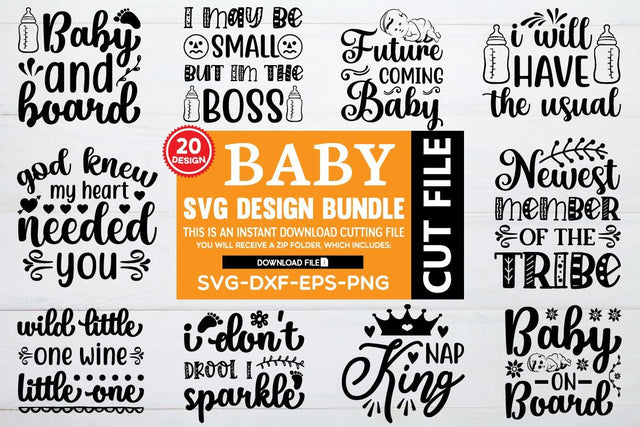 baby design svg bundle vol 3 SVG buydesign 
