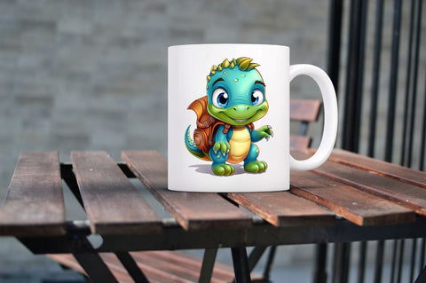 Baby Dinosaur with Backpack Sublimation Bundle Sublimation Regulrcrative 