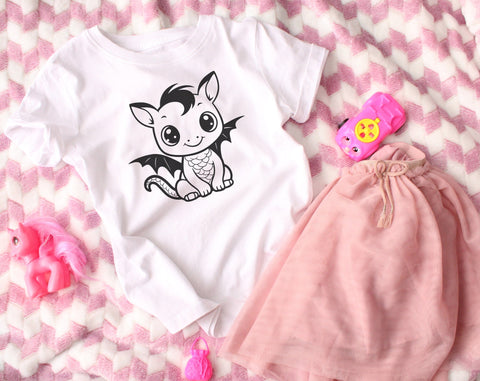 Baby Dragons SVG Bundle, 6 Designs, Little Dragons PNG, Dragon Clipart, SVG For Kids SVG HappyDesignStudio 