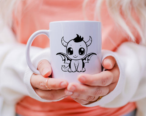 Baby Dragons SVG Bundle, 6 Designs, Little Dragons PNG, Dragon Clipart, SVG For Kids SVG HappyDesignStudio 