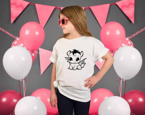 Baby Dragons SVG Bundle, 6 Designs, Little Dragons PNG, Dragon Clipart, SVG For Kids SVG HappyDesignStudio 