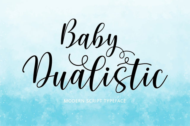 Baby Dualistic Font Attract Studio 