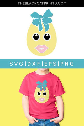 Baby Easter Egg | Easter Cut File SVG TheBlackCatPrints 