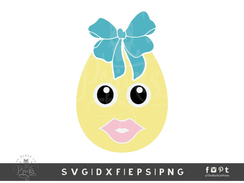 Baby Easter Egg | Easter Cut File SVG TheBlackCatPrints 