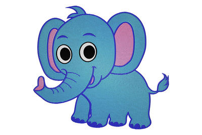Baby Elephant. Machine embroidery file Embroidery/Applique DESIGNS embroidery-workshop 