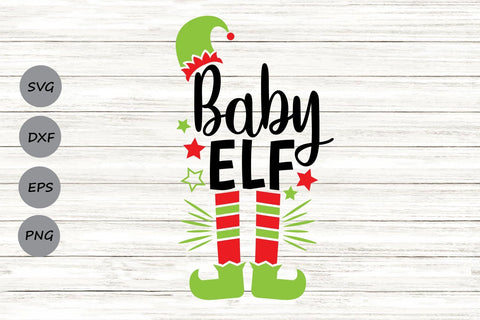 Baby Elf| Christmas Elf SVG Cutting Files. SVG CosmosFineArt 