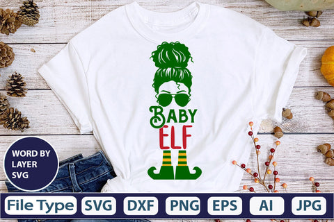 Baby Elf SVG Cut File SVG DesignPlante 503 