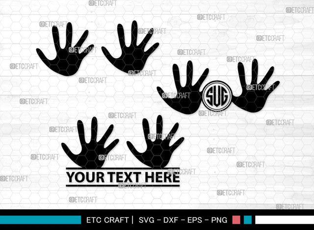 Baby Feet Monogram, Baby Feet Silhouette, Baby Feet SVG, Baby Foot Print Svg, Baby Heart Feet Svg, SB00337 SVG ETC Craft 