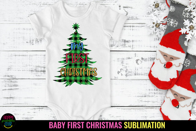 Baby First Christmas Sublimation I First Christmas Ornament Sublimation Happy Printables Club 