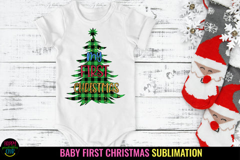 Baby First Christmas Sublimation I First Christmas Ornament Sublimation Happy Printables Club 