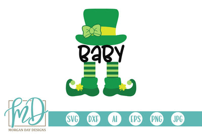 Baby Girl Leprechaun SVG Morgan Day Designs 