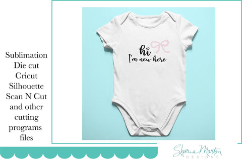 Baby Girl Onesie Word Art Sublimation or Vinyl Sublimation Sharia Morton Designs 