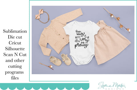 Baby Girl Onesie Word Art Sublimation or Vinyl Sublimation Sharia Morton Designs 