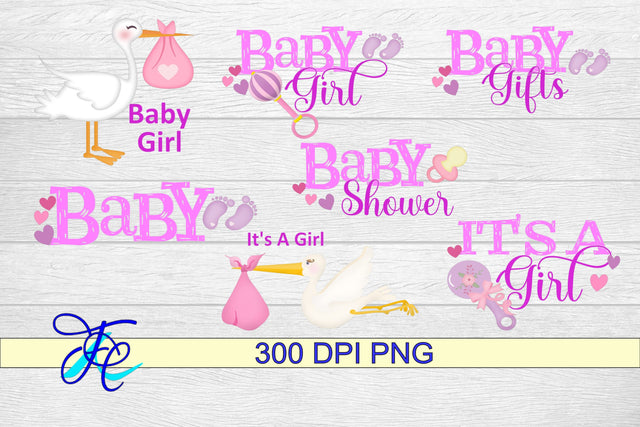 Baby Girl Sayings - PNG Files Sublimation Family Creations 