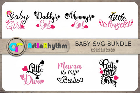 Baby Girl Svg Bundle, Baby Girl Svg, Baby Svg, Baby Quotes Svg SVG Artinrhythm shop 