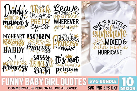 Baby Girl SVG Bundle SVG Ariyan 