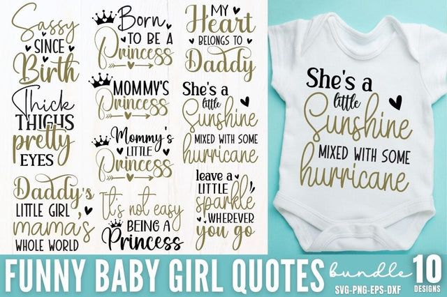 Baby Girl SVG Bundle SVG DESIGNISTIC 