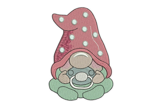 Baby Gnome Embroidery Design, Cute Gnome Embroidery designs, Instant Download Embroidery/Applique DESIGNS NextEmbroidery 