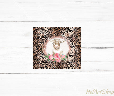Baby Goat SKINNY TUMBLER Png, Sublimation Png Sublimation _HelArtShop_ 