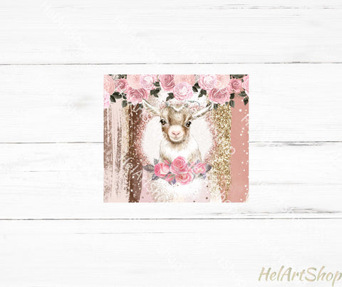 Baby Goat SKINNY TUMBLER Png, Sublimation Png Sublimation _HelArtShop_ 