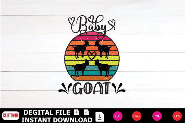 Baby Goat SVG Shahin alam 