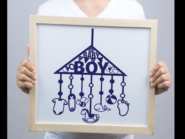 Baby hang cute Paper cut SVG Johan Ru designs 
