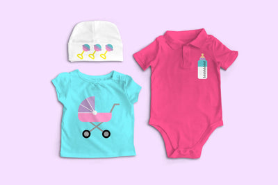Baby Icon Trio SVG Designed by Geeks 