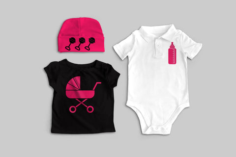 Baby Icon Trio SVG Designed by Geeks 