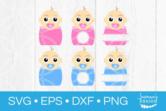 Baby in Pocket Bundle SVG SavanasDesign