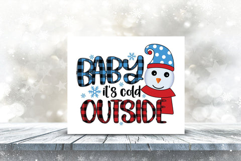 Baby It's Cold Outside | Snowman PNG Sublimation Sublimation CraftLabSVG 