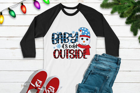 Baby It's Cold Outside | Snowman PNG Sublimation Sublimation CraftLabSVG 