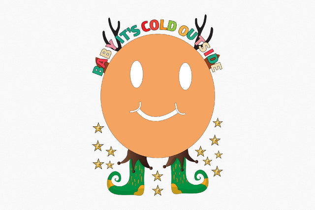 Baby its cold outside Sublimation SVGArt 