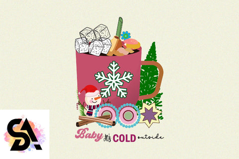 Baby It's Cold Outside Sublimation SVGArt 