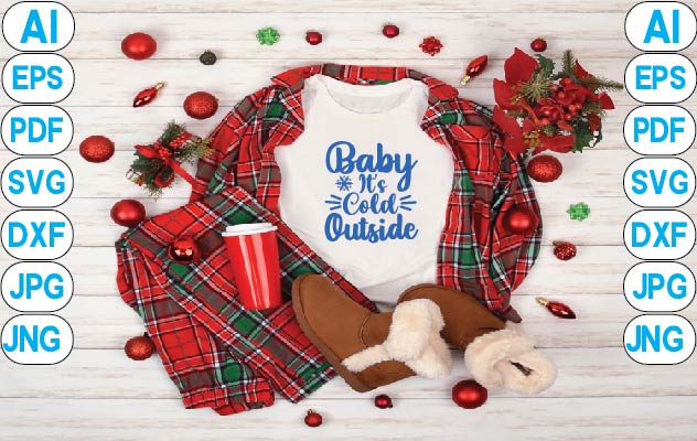Baby It's Cold Outside SVG Craftlabsvg24 