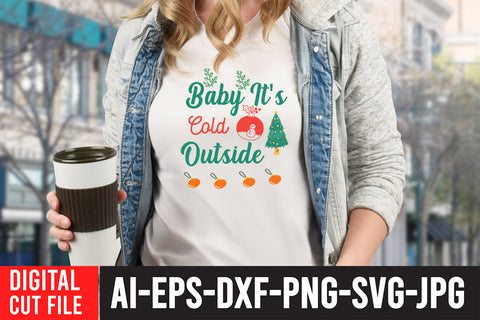 Baby I'ts Cold Outside SVG Cut File SVG BlackCatsMedia 