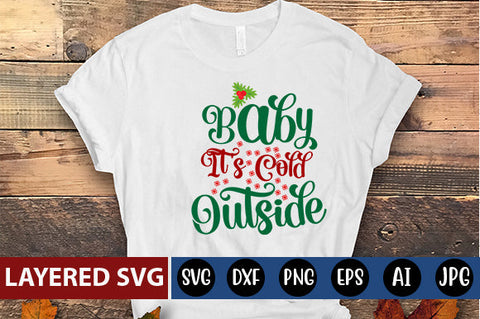 baby It's cold outside SVG cute file SVG Blessedprint 