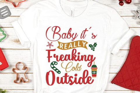 Baby its really freaking cold outside SVG Angelina750 
