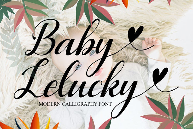 Baby Lelucky Font Supersemar Letter 