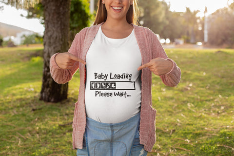 Baby Loading Please Wait Svg, Baby svg, New Baby svg, Baby Foot Print svg, SVG files for Cricut,Baby Loading Svg,Parent Mom Dad svg SVG NextArtWorks 