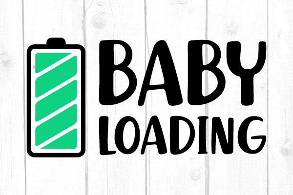Baby Loading Svg SVG cricutfilesmg 