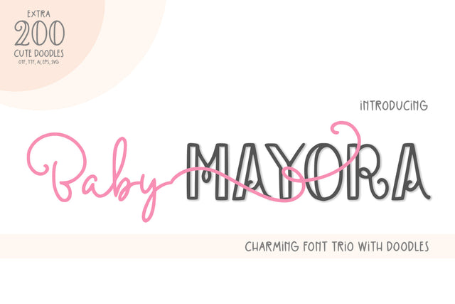 Baby Mayora Font Abo Daniel Studio 