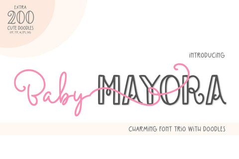 Baby Mayora Font Abo Daniel Studio 