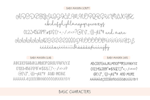 Baby Mayora Font Abo Daniel Studio 