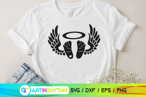 Baby Memorial svg, Baby footprint svg SVG Artinrhythm shop 