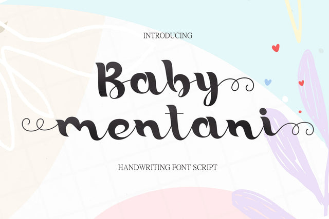 Baby Mentani Font gatype 
